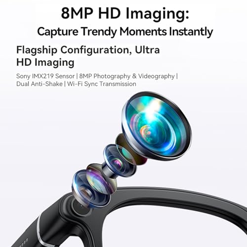 Gafas inteligentes con cámara manos libres y traducción simultánea 4