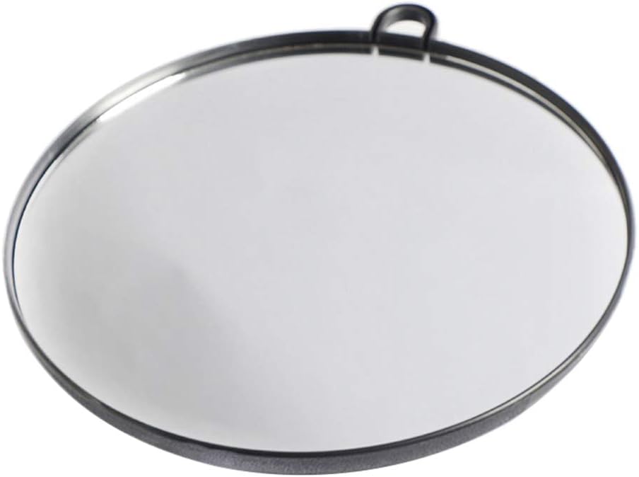 Professional Round Hairdressing Handheld Salon Mirror - Large View Surface, Stylish Design, Easy to Clean - Great for Personal/Professional Use