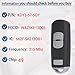 SUPALAND Key Fob Keyless Entry Fits for Mazda 3 2014-2018 / CX3 2016-2020 / CX5 2012-2019 Remote Control Key Replacement 3 Button 49 Chip WAZSKE13D01 KDY3-67-5DY 315MHz
