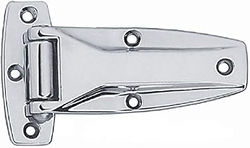 Chrome Smoker Hinge Walk in Refrigerator Cooler BBQ Pit Flush Trailer Parts bolt