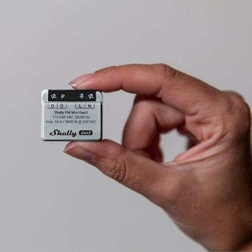 Shelly Plus PM Mini Gen 3 Kabelloser WLAN-Schalter, Bluetooth