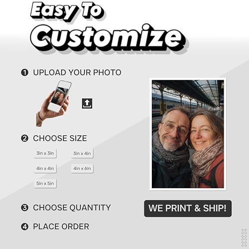 Imán decorativo rectangular personalizado miniatura 4