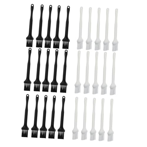 OHPHCALL Shave Brushes for Men 30pcs Beard Cleaning Brush Set Breakage Nylon Bristles Easy to Clean