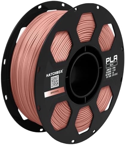 HATCHBOX PLA Silk Brown 1.00kg