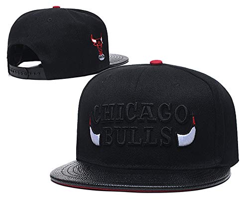 Chicago bulls men's basketball embroidered retro snap shot snapba…