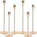 Produktbild Kerzenständer Gold 6er Set,Kerzenständer Metall Kerzenhalter,Vintage Kerzenhalter für Wohnkultur, Hochzeit, Schrankdekoration, Wohnkultur, Candlelight Dinner