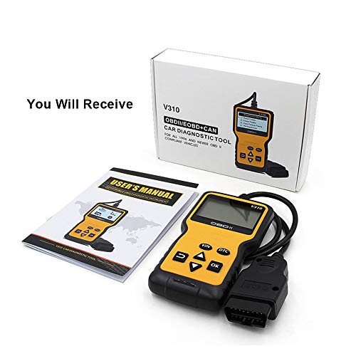 Kebert OBD2 Scanner, Enhanced Universal Car OBD Fault Code Reader Professional OBD Auto Scanner Wired Car Check Engine Light Error Analyzer Diagnostic Scan Tool for All OBD II Protocol Vehicles1996+ - Thumbnail 7