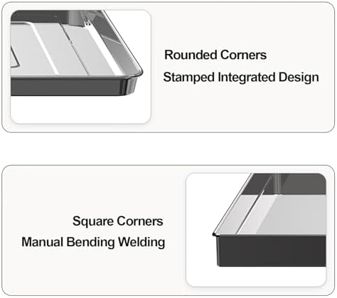 Stainless Steel AC Condensate Drain Pan with Drain Kit, Leak-Proof Drip Tray for Window & Mini Split Air Conditioners - Durable HVAC Accessory (Color: 3P)
