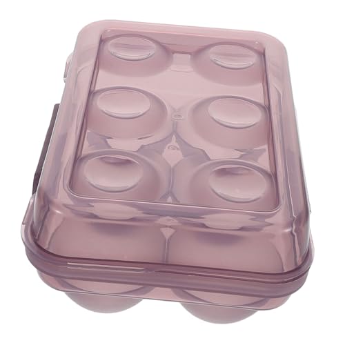 Toddmomy Boîte à Œufs Réfrigérateur Portable Compartiments PP Transparent et Réutilisable Rangement Sécurisé pour Camping Pique- et Voyage Plein Air Réutilisable