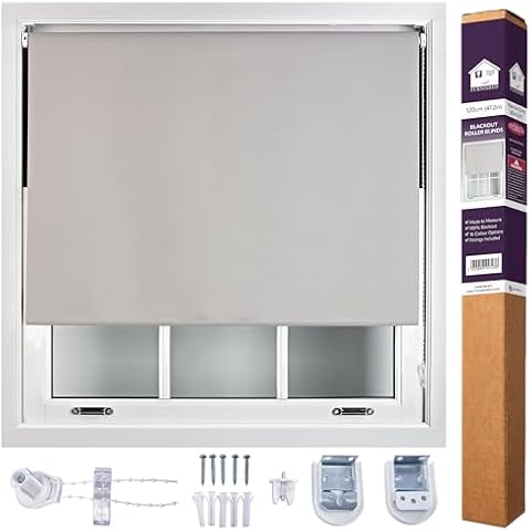 FURNISHED Custom Blackout Roller Blinds Cover