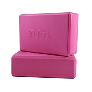 Set of 2 Hi-Density Yoga Blocks by VLFit – Choose Your Colour