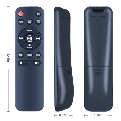 Télécommande pour AIWA Exos Home compatible avec le système audio AI6006 - 5