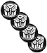 Cubierta del cubo Cubierta del cubo Cubierta del cubo Plata Cromado Plástico Plano Cubierta del cubo del automóvil Cubierta del cubo Insignia Cubierta central Cubierta del cubopara Transformers- Logo