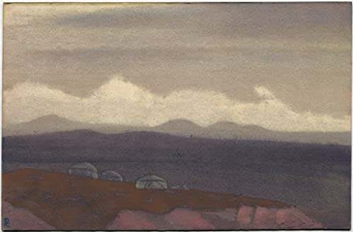 Toile Nicholas Roerich Sunit de Mongolie grand format pour sublimer un bureau ou salon moderne