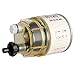 SeaEagles R12T Fuel Filter/Water Separator 120AT NPT ZG1/4-19 Automotive Parts with Fitting - Replacement For Racor S3240 R12T 120AT Filter and Water Collection Bowl Diesel Engine(1Pack)