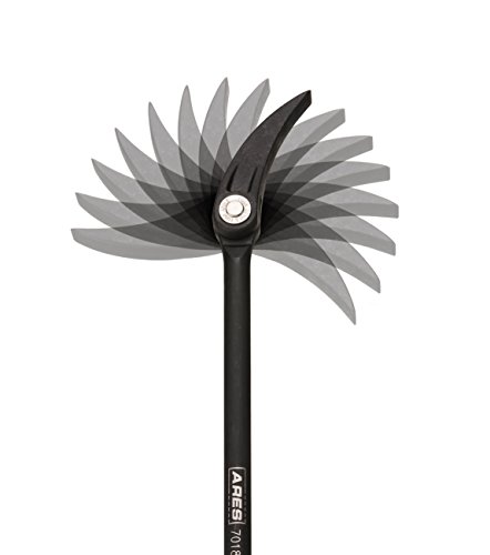 Ares 70186-12-Inch Indexable Pry Bar - 11-Position Adjustable Angle Pry Bar - High Strength Chrome Vanadium Steel #TOP5