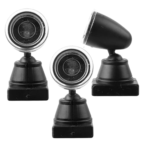 IWOWHERO 3pcs Miniature Street Light Model Realistic Traffic Signal Lamp for DIY Train Layouts and Garden Models Flexible Combinations for Authentic Miniature Scenes