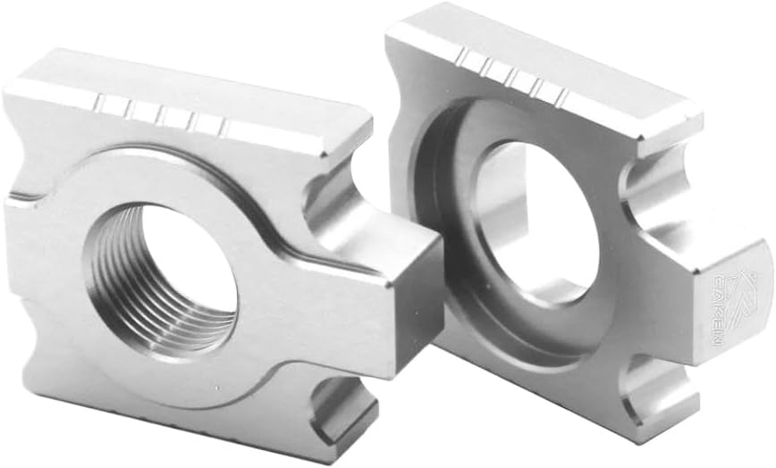 CNC Rear Axle Block Chain Tensioner Adjuster Compatible With SX SXF XC XCF XCW XCWF EXC EXCF 125 150 250 300 350 450 500 530(Orange)