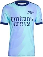 قميص جيرسي رياضي من آرسنال للجنسين، قصير الأكمام، متعدد الألوان