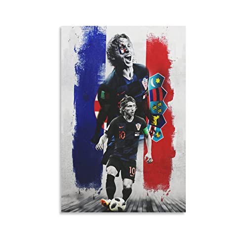 Tubdr Foto Auf Leinwand 60x90cm Kein Rahmen Luka Modric Retro Home Schlafzimmer Wohnzimmer Dekor Poster Cover