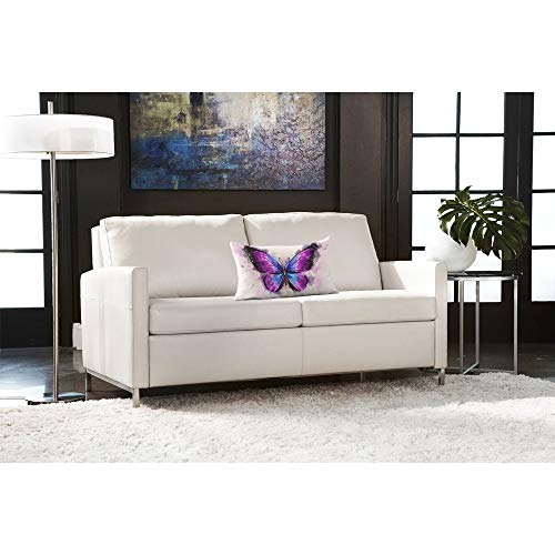 Aoyego Butterfly Throw Pillow Cover 12X20 Inch Watercolor Animal Bird Magical Fantasy Butterflies Rectangle Pillow Cases Home Decorative Cotton Linen Cushion Cover For Bed Sofa Purple Black #TOP1