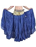 gypsy gonne per le donne, zingara gonne, boho gonna, la danza del ventre da maxi gonne.swing, colore solido, plissettata, vita legato