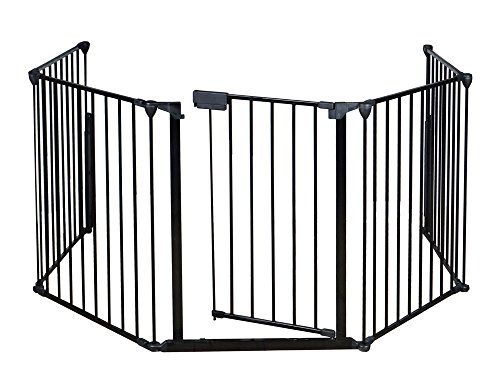 Child Security Fence Fireplace Gate BBQ Metallic Fireplace Gate Fire Pet Canine Cat Fence