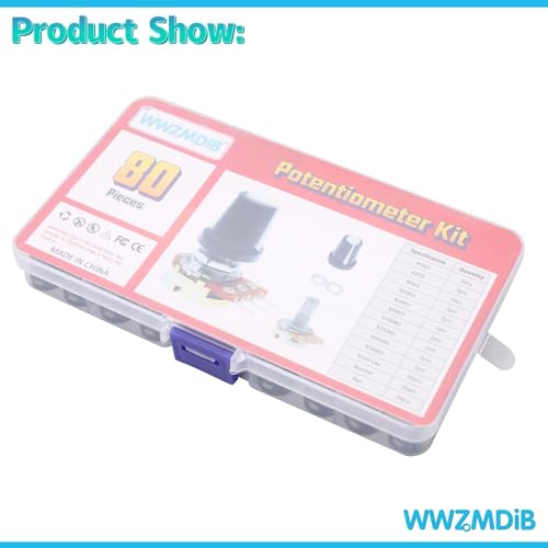 Wwzmdib WH148-B 80 Pcs Potentiometer Kit thumb #4