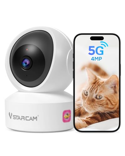 Image of VSTARCAM 5G Indoor Camera Wireless, 2.5K QHD with 5X Zomm, Dual-Band WiFi, 360 Pan-Tilt, Color Night Vision, Motion Detection, Real-time Alerts, 2-Way Audio, Cloud & SD Card Storage(up to 256GB)