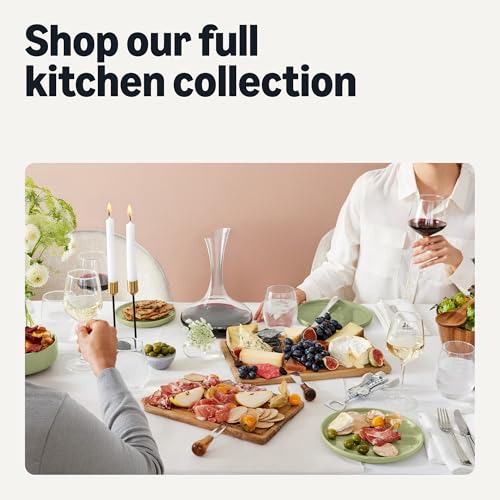 Image of Amazon Basics Glazed Stoneware Dinnerware, 12-Piece Set, 4 Full Place Settings, Microwave and Dishwasher-Safe, Olive