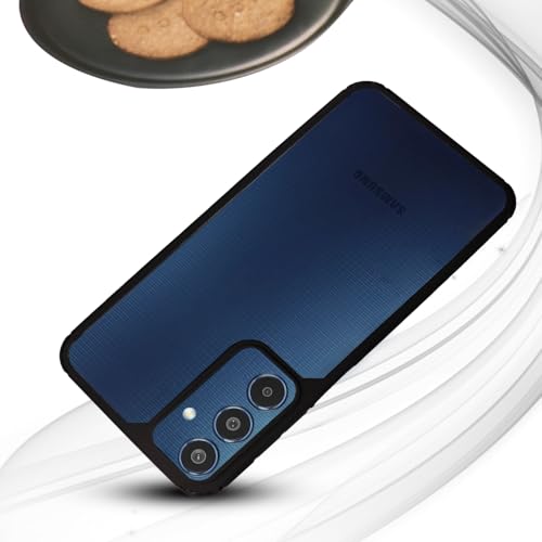 Image of AIBEX Crystal Clear Back Case Compatible with Samsung Galaxy M35 5G Back Cover Case | 360 Degree Protection | Shock Proof Design | Transparent Back Cover (PC & TPU, Bumper)