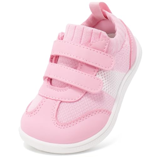 STQ KIDS Toddler Wide Toe Box Shoes Toddler Girls Barefoot Shoe Sneakers Kids Tennis Non Slip...