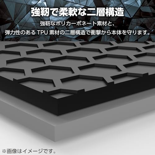 エレコム(ELECOM) iPhone 17 Pro ケース カバー 耐衝撃 衝撃吸収 ZEROSHOCK MAGKEEP ワイヤレス充電対応 PM-A25CZEROMGBK の商品画像 3