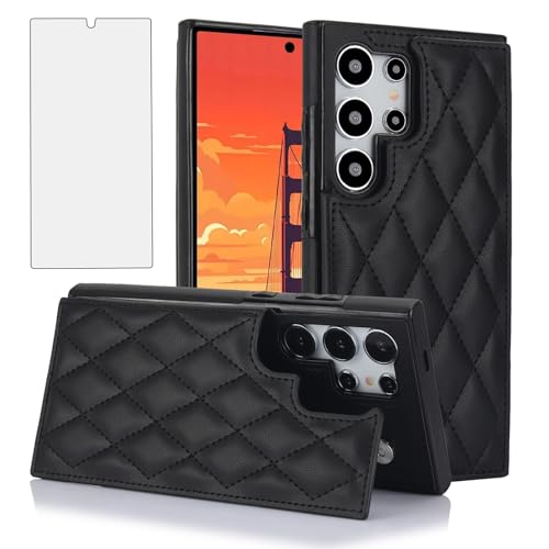 Coque Samsung Galaxy S25 Ultra 5G étui portefeuille avec porte-cartes RFID Asuwish