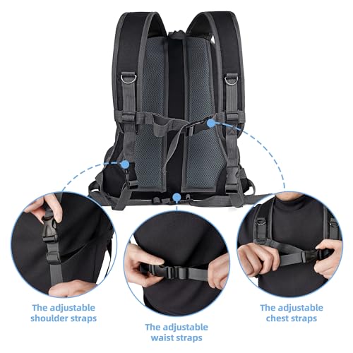 WOYYHO-Pet-Dog-Carrier-Backpack-Side-Storage-Pockets-Dog-Backpack-Carrier-Adjustable-Straps-Dog-Head-Out-Backpacks-Puppy-Front-and-Back-Carrier-for-Small-Dogs-Cats WOYYHO Pet Dog Carrier Backpack Side Storage Pockets Dog Backpack Carrier Adjustable Straps Dog Head-Out Backpacks Puppy Front and Back Carrier for Small Dogs Cats - Image 5