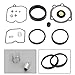 Topteng Motorcycle Carburetor Rebuild Kit fits for Harlry XL 883 1200 CV Type Carb Rebuild Kit 1990-Up, LTR Road Glide 1998-2002, FXDL Dyna Low Rider 1993-2005