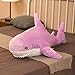 huobeibei Jouets de Requin géant de poupées d'animaux en Peluche Doux Russie Requin Oreiller Jouets en Peluche Multicolore étreinte Coussin Enfants Cadeau 60 cm D