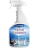 SUMMERBUDDY Spa Filter Cleaner - Fast-Acting Spray for Instant Hot Tub & Pool Filter Cleaning, Prolongs Filter Life, No Soaking Required, Pool Cartridge Filter Cleaner