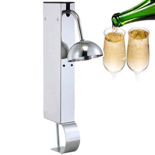 vnmudzeo Enfriador Comercial De Vasos De Cerveza con Co2, 6 Segundos por Taza, Enfriador InstantáNeo Vertical De Bebidas A -45 °C, ChampáN