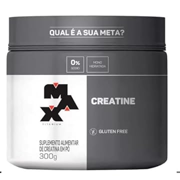 Creatina 300g Monohidratada Pura - Max Titanium (300g)