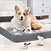 Amazon Basics Quietschendes Hundespielzeug aus Plüsch zum Verstecken Spielen, Hase und Karotte, 5er-Pack, Orange und Weiß