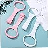 CHICAMPERA Anillas De Agarre Para Bebés y Parque Para Niños Pequeños, 4 Piezas De Plástico Blanco y Rosa, 20x9 Cm, Ayuda Para Caminar, Desarrollo Motricidad, Uso Cuna y Corralito #4