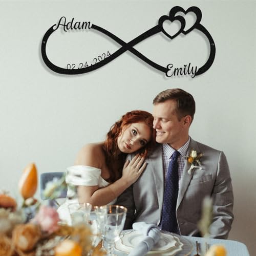 Athercoreal NO01 HEART LOVE Wedding Gifts Personalized Infinity Sign thumb #1