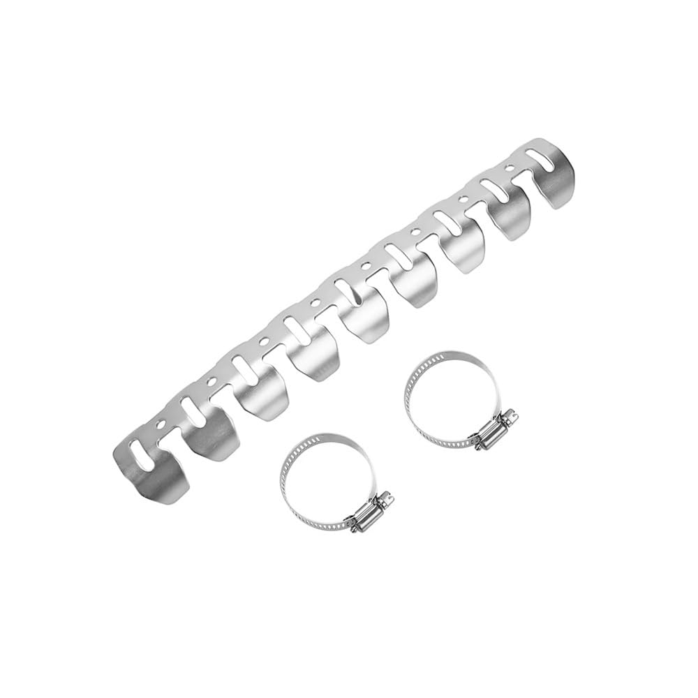 Protecteur De Protection Thermique Universel pour Silencieux D'échappement De Moto(Color-S)