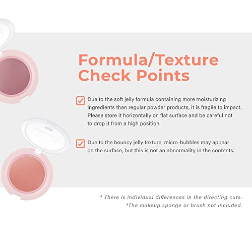 A'pieu Juicy-Pang Jelly Blusher (Be02) - Velvety Finish - Easy Blending Blusher - Delicate Look - K-Beauty #TOP7