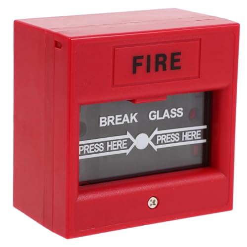 ROMISBABA Pulsante Allarme Rottura Vetro Compatto in Plastica per Uscita di Emergenza Design Portatile e Facile da Usare Interruttore Sicurezza per Situazioni di Emergenza