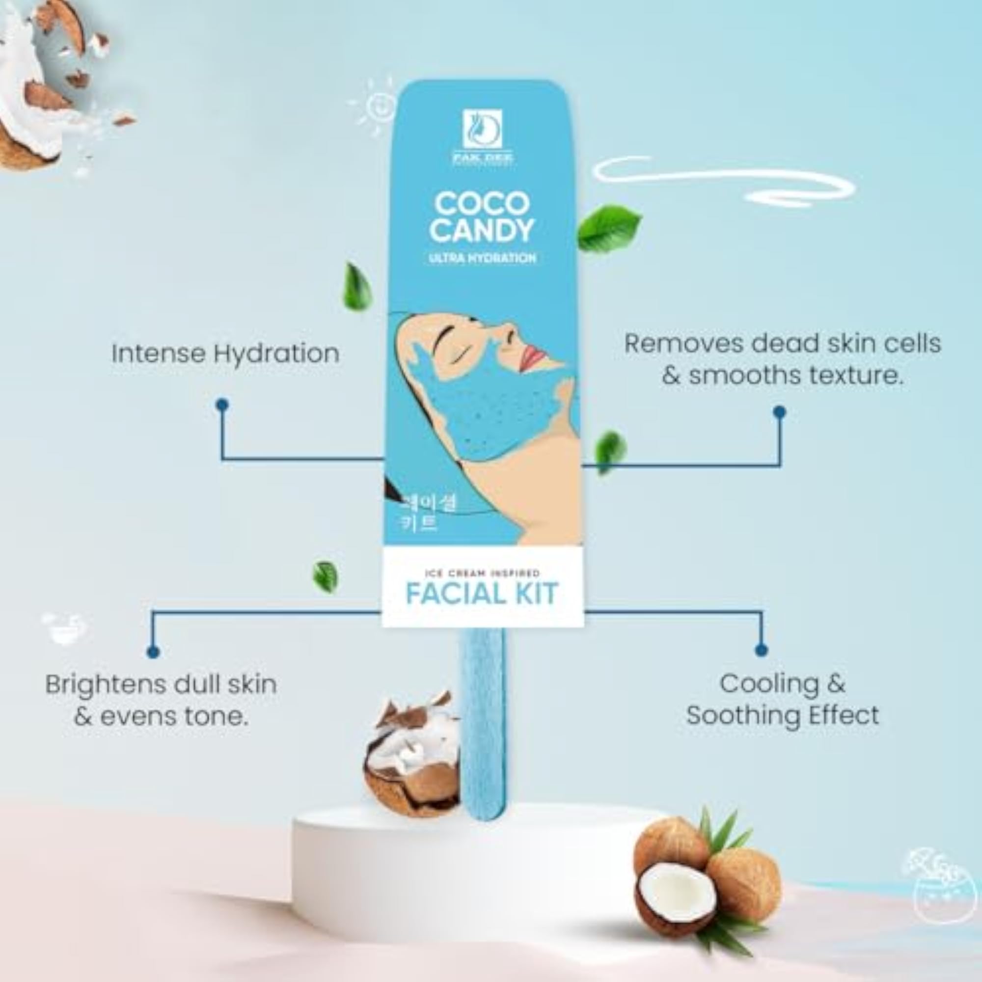 Pakdee Coco Candy Ultra Hydration Ice Cream Facial Kit