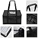 Nylon Insulated Food Delivery Bag 15n x 13in x 9in(H) Quality Thermal Insulated Food Carry Bag for Food Delivery Companies; Resuable grocery bag