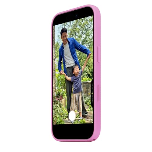 Image of Apple iPhone 17 Silicone Case with MagSafe and Camera Control: Lightweight Phone Case, Wireless Charging Compatible, Smooth Matte Finish; Electric Lavender 