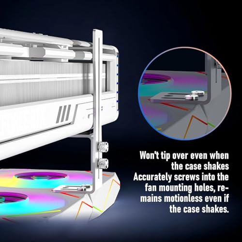Soporte para tarjeta gráfica ajustable de acero miniatura 2